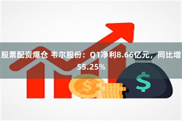 股票配资爆仓 韦尔股份：Q1净利8.66亿元，同比增55.25%