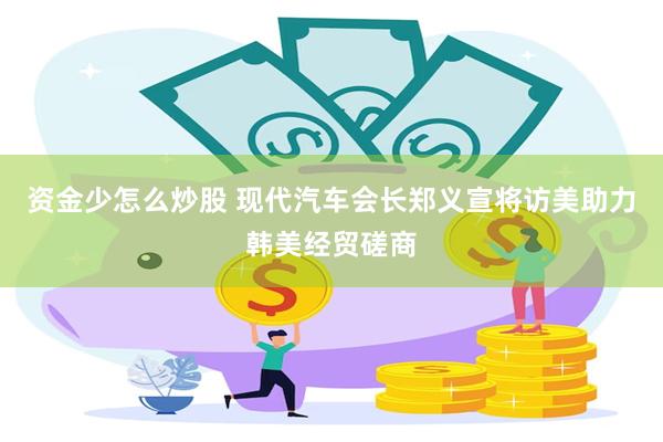 资金少怎么炒股 现代汽车会长郑义宣将访美助力韩美经贸磋商